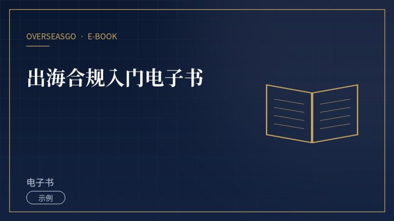 【示例】出海合规入门电子书